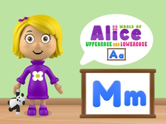 Mchezo World of Alice Uppercase and Lowercase