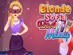 Mchezo Blonde Sofia Bad Makeup