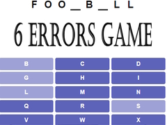 Mchezo 6 Errors Game
