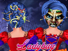 Mchezo Ladybug Halloween Hairstyles