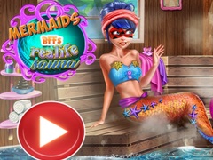 Mchezo Mermaids BFFs Realife Sauna