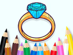 Mchezo Coloring Book: Gemstone Ring