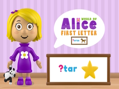 Mchezo World of Alice First Letter
