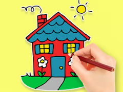 Mchezo Coloring Book: Dream House