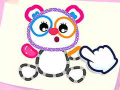 Mchezo Toddler Drawing: Little Bear
