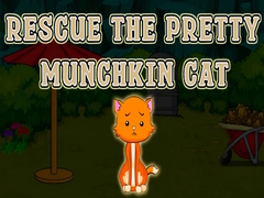 Mchezo Rescue The Pretty Munchkin Cat
