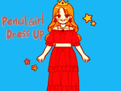 Mchezo Pencil Girl Dress Up