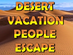Mchezo Desert Vacation People Escape