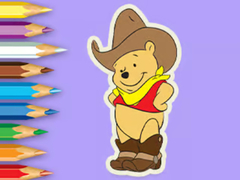 Mchezo Coloring Book: Cowboy Winnie