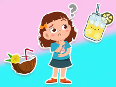 Mchezo Kids Quiz: What would you like to drink?