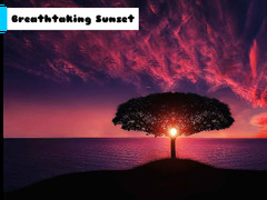 Mchezo Breathtaking Sunset 