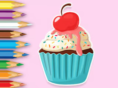 Mchezo Coloring Book: Apple Cupcake