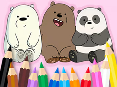 Mchezo Coloring Book: We Three Bears