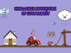 Mchezo Challenge adventure of cute rabbit