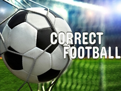 Mchezo Correct football