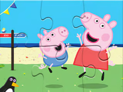 Mchezo Jigsaw Puzzle: Peppa Fun Day