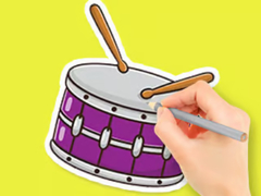 Mchezo Coloring Book: Star Drum