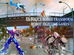 Mchezo US Police Robot Transform: Robot  fighting games