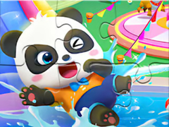 Mchezo Jigsaw Puzzle: Baby Panda Water Park