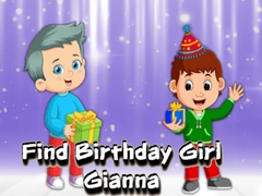 Mchezo Find Birthday Girl Gianna