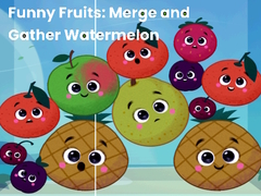 Mchezo Funny fruits: merge and gather watermelon
