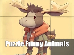 Mchezo Puzzle Funny Animals