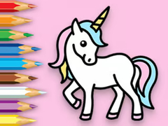Mchezo Coloring Book: Happy Unicorn