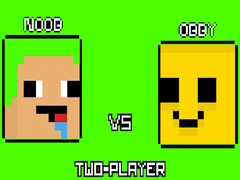 Mchezo Noob vs Obby Two-Player