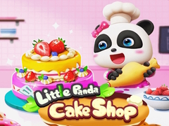 Mchezo Little Panda Cake Shop
