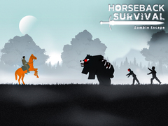 Mchezo Horseback Survival Zombies Escape
