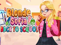 Mchezo Blonde Sofia Back to School