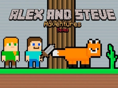 Mchezo Alex and Steve Adventures Saves