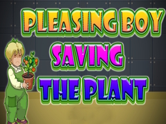Mchezo Pleasing Boy Saving the Plant