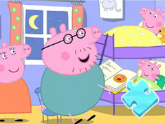 Mchezo Jigsaw Puzzle: Peppa Sleeping Story