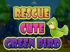 Mchezo Rescue Cute Green Bird