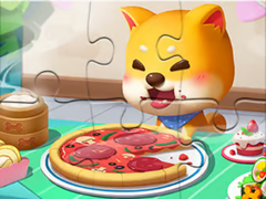Mchezo Jigsaw Puzzle: Pizza Dog