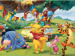 Mchezo Jigsaw Puzzle: Winnie The Pooh Party