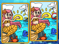 Mchezo Mermaids Spot The Differences