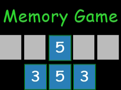Mchezo Memory game