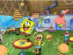Mchezo Jigsaw Puzzle: SpongeBob SquarePants Work Time