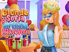 Mchezo Blonde Sofia Birthday Makeover