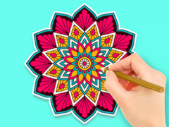 Mchezo Coloring Book: Mazy Flower