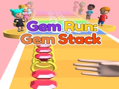 Mchezo Gem Run: Gem Stack 