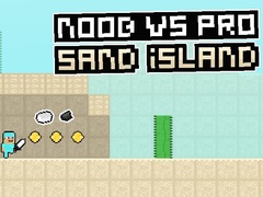 Mchezo Noob vs Pro Sand island
