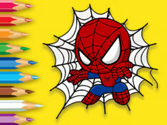 Mchezo Coloring Book: Baby Spiderman