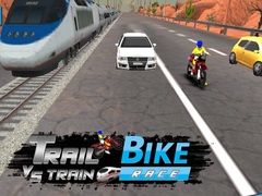 Mchezo Trail Bike vs Train Race