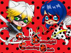 Mchezo Chibi Dotted Girl Coloring Book