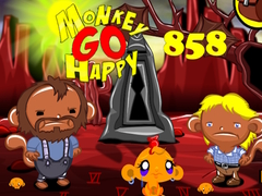 Mchezo Monkey Go Happy Stage 858