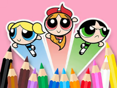 Mchezo Coloring Book: The Powerpuff Girls