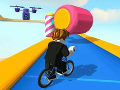 Mchezo Obby But You're On a Bike